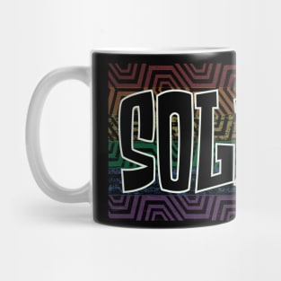 LGBTQ PATTERN USA SOLDIER Mug